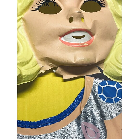 Vintage 1987 Ben Cooper Barbie Mask & Jewel Secrets Costume Size 8-10 New - READ - Picture 6 of 12